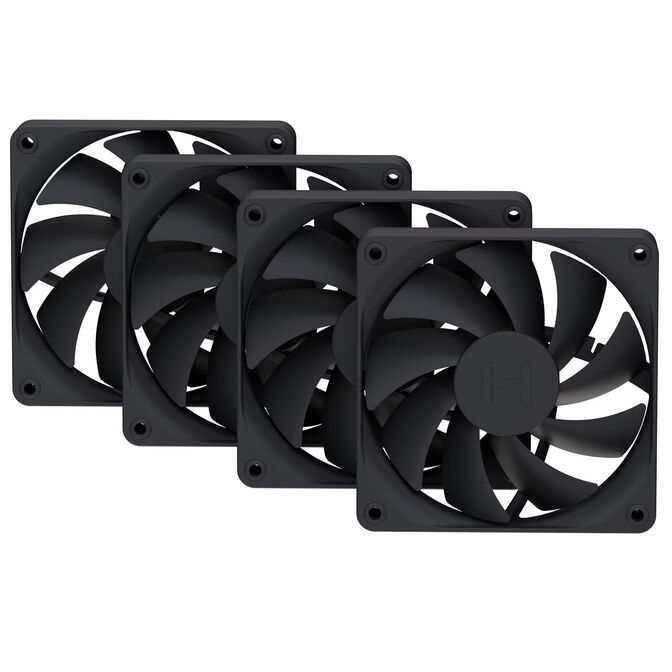 HYTE FA12 L&uuml;fter, 4er Pack - 120mm, Pitch Black image number 0