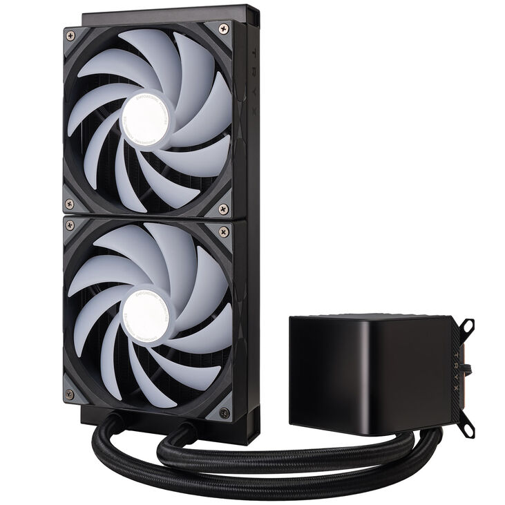 TRYX PANORAMA ARGB 280 All-in-One Liquid Cooling, 3D-AMOLED Display – 280mm, BlackTRYX PANORAMA ARGB 280 All-in-One Liquid Cooling, 3D-AMOLED Display – 280mm, Black image number 3