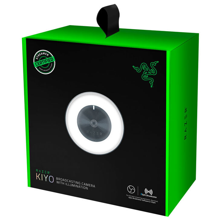 Razer Kiyo Streaming-Webcam mit Beleuchtungsring - schwarz image number 7