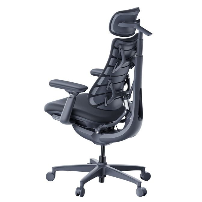 LiberNovo Omni B&uuml;rostuhl, aktive R&uuml;ckenlehne, Massage - schwarz image number 3
