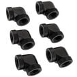 Raijintek Pelias D160906, 16mm, 90-degree Adapter - 6-pack, black image number null