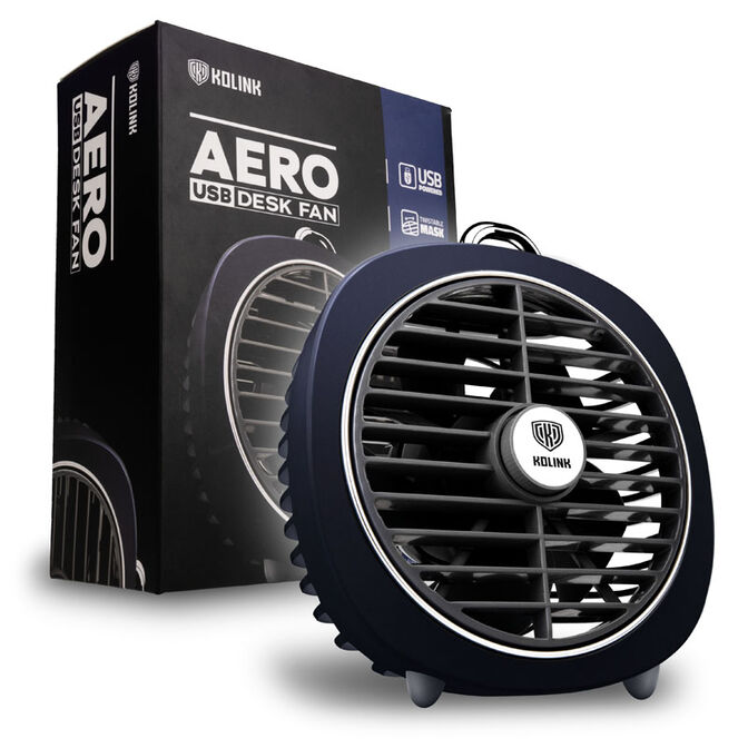 Kolink Aero USB-L&uuml;fter - dunkelblau image number 0