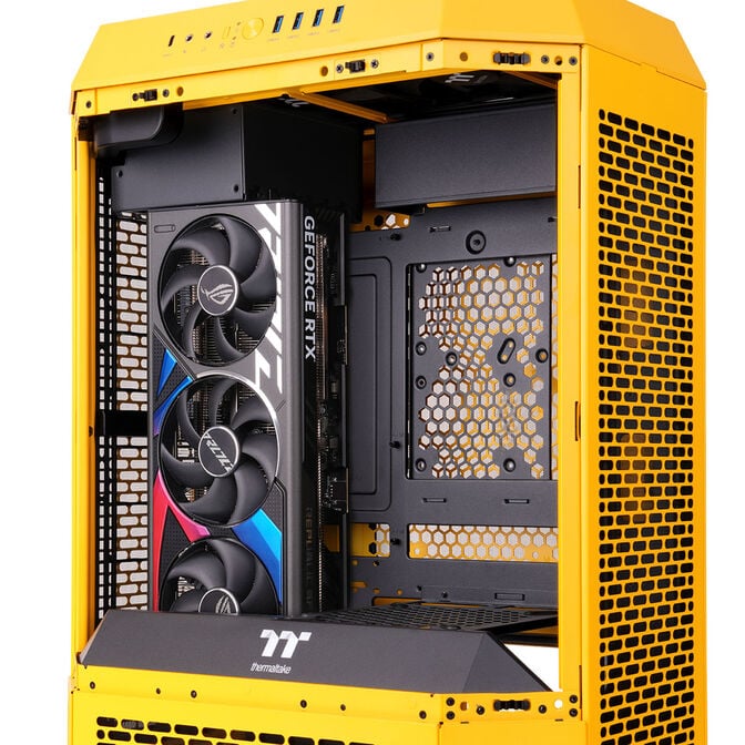 Thermaltake The Tower 600 PC-Geh&auml;use, Midi-Tower, ATX, Tempered Glass - Bumblebee image number 21