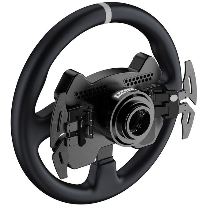 Res-Tech GT Cockpit Simracing Rig - Shiny Black + MOZA Bundle image number 7