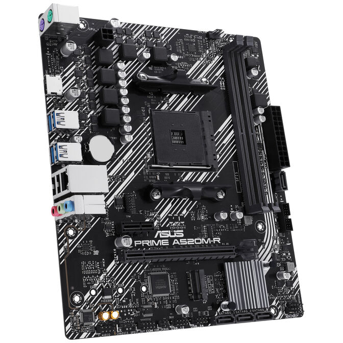 ASUS Prime A520M-R Motherboard - A520 Chipset, Socket AM4, DDR4 image number 4