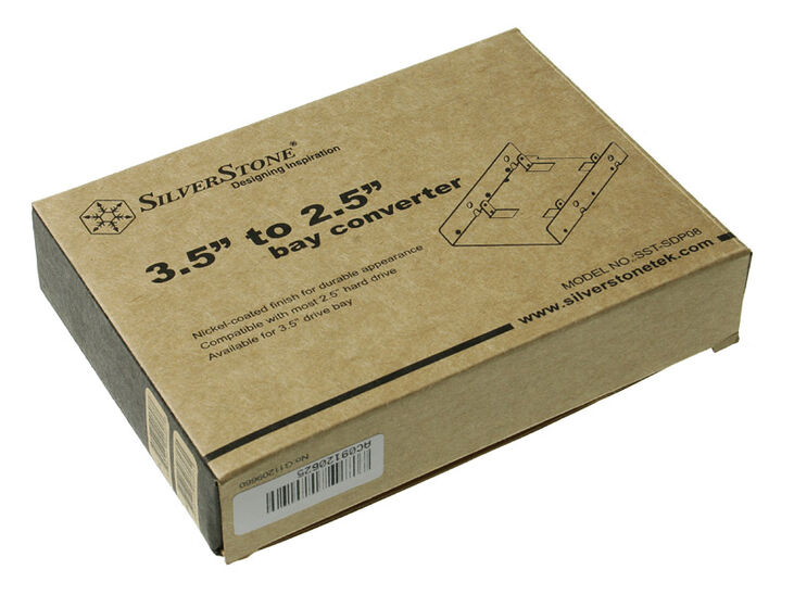 SilverStone SST-SDP08 Bay Converter 3,5 to 2x 2,5 Zoll image number 2