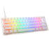 Ducky One 3 Aura White Mini Gaming Keyboard, RGB LED - MX-Silent-Red (US) image number null