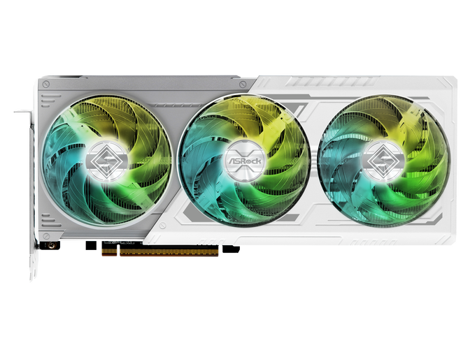 ASrock Radeon RX 9070 XT Steel Legend Grafikkarte, 16384 MB GDDR6 image number 3