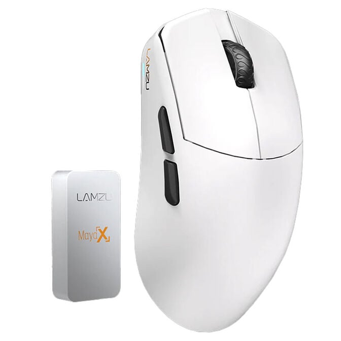 Lamzu Maya X Gaming Maus, 8.000Hz - Cloud White image number 0