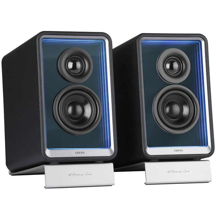 Edifier QR65 Monitorlautsprecher RGB - schwarz image number 1