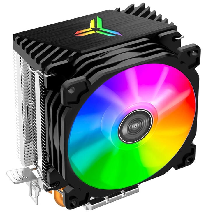 Jonsbo CR-1200 CPU cooler, RGB - 92mm, black image number 1