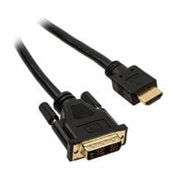 InLine HDMI zu DVI Adapter Kabel High Speed, schwarz - 1,5m