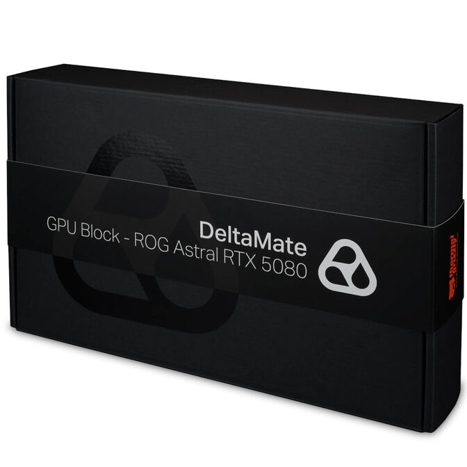 Thermal Grizzly DeltaMate 5080 Astral GPU Water Cooler, ARGB, with Backplate - Acrylic, Black image number 8