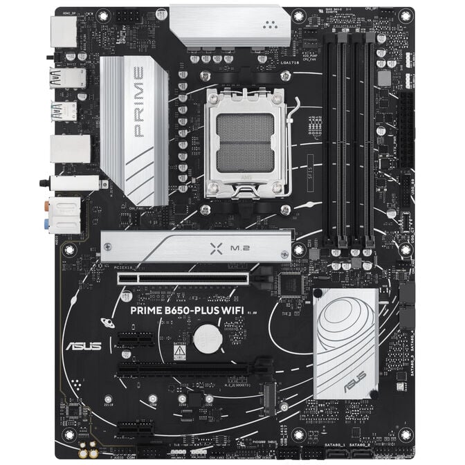 ASUS Prime B650-Plus WiFi motherboard, Socket AM5, AMD B650, ATX, DDR5 image number 2