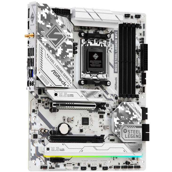 ASRock B650 Steel Legend WiFi, AMD B650 Mainboard - Sockel AM5, DDR5 image number 1
