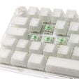 Ducky One 3 Aura White Mini Gaming Keyboard, RGB LED - Gateron Baby Kangaroo image number null