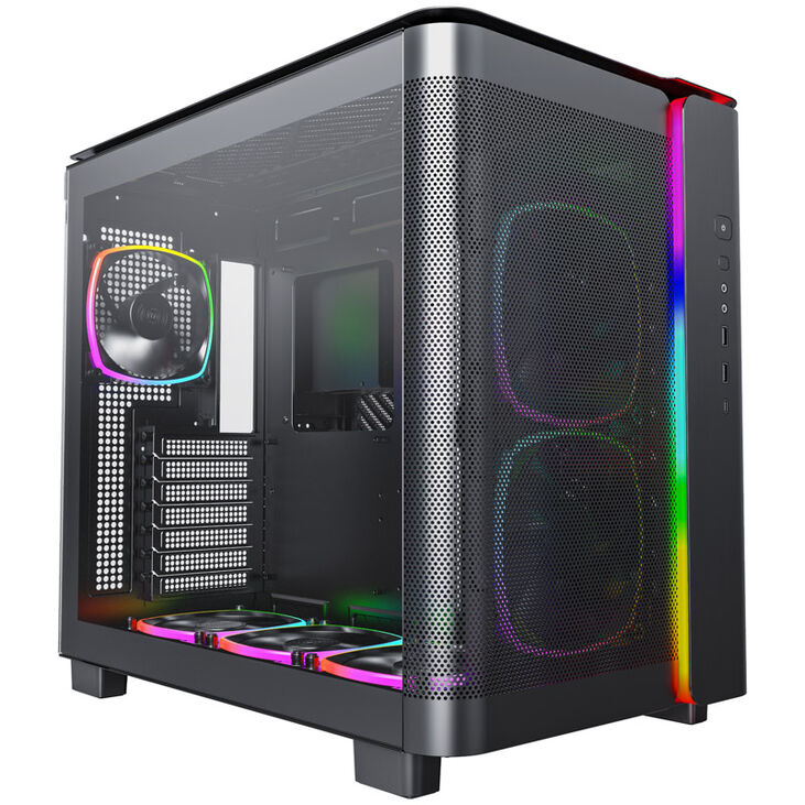 Montech KING 95 PRO Mid Tower, Tempered Glass, ARGB - Black image number 8