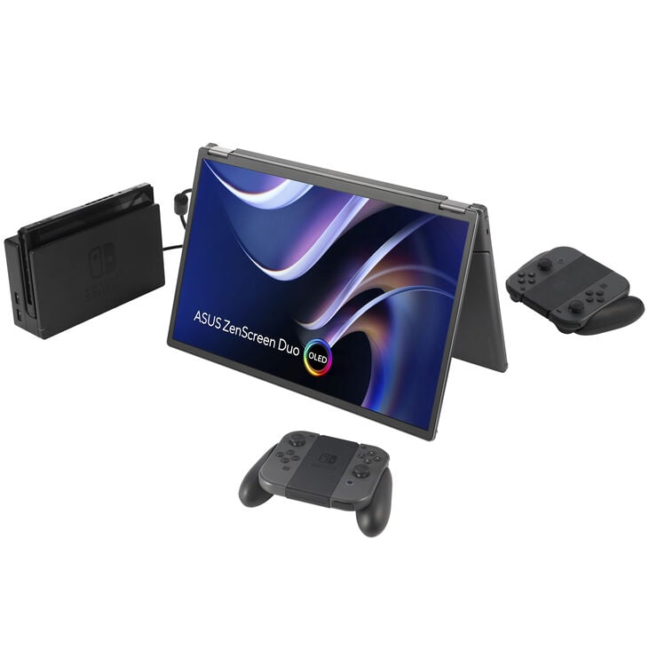 ASUS ZenScreen Duo OLED MQ149CD, 14-inch Business Monitor, 60 Hz, OLED image number 5