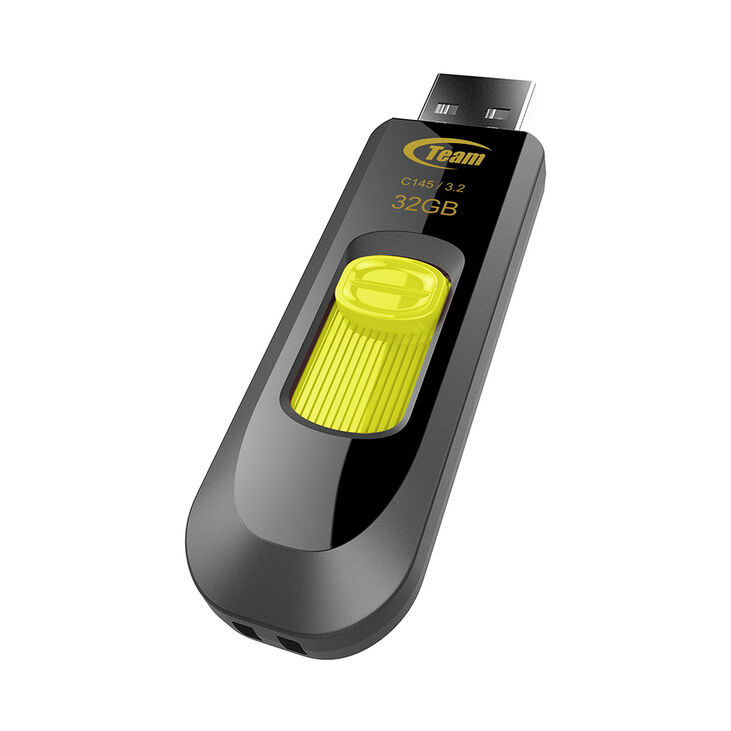 Team Group C145 USB stick, USB 3.2 - 32 GB, Yellow image number 0