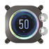 Corsair Hydro X Series XC7 RGB Elite LCD CPU Water Block LGA 1700, AM4 / AM5 - black image number null
