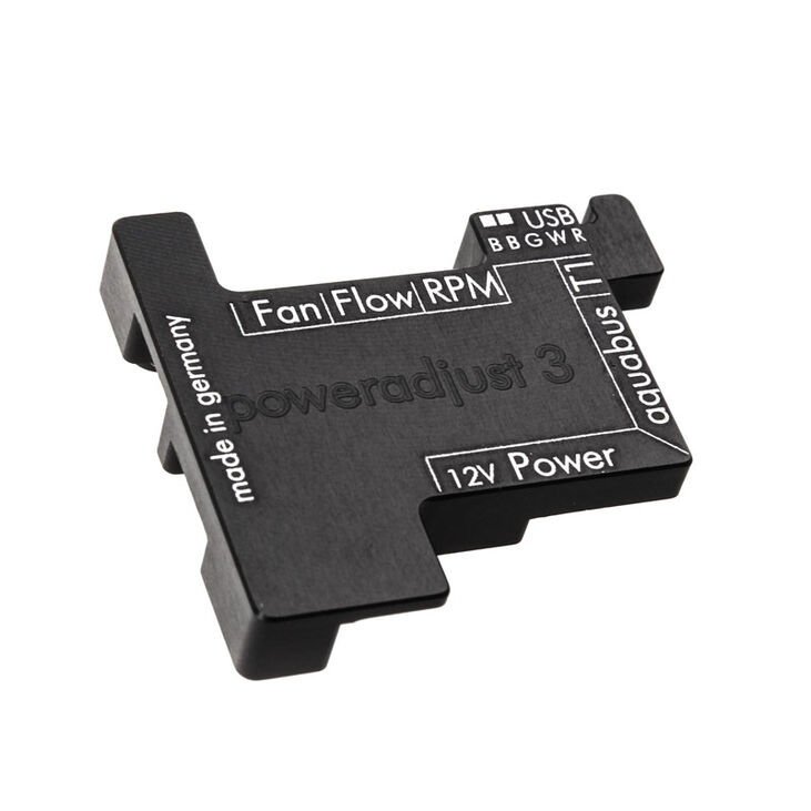 aqua computer Passivkühler für poweradjust 3 - schwarz image number 0