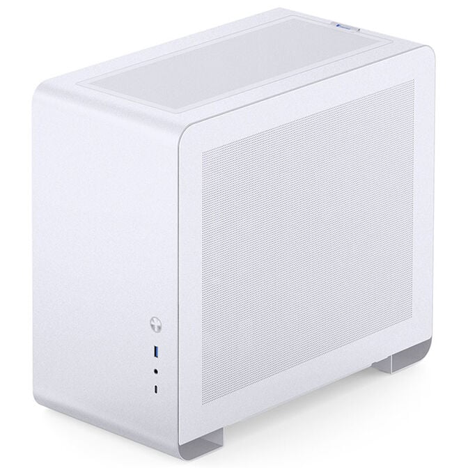 Jonsbo U4 Mini Micro-ATX-Geh&auml;use, Tempered Glass - wei&szlig; image number 2