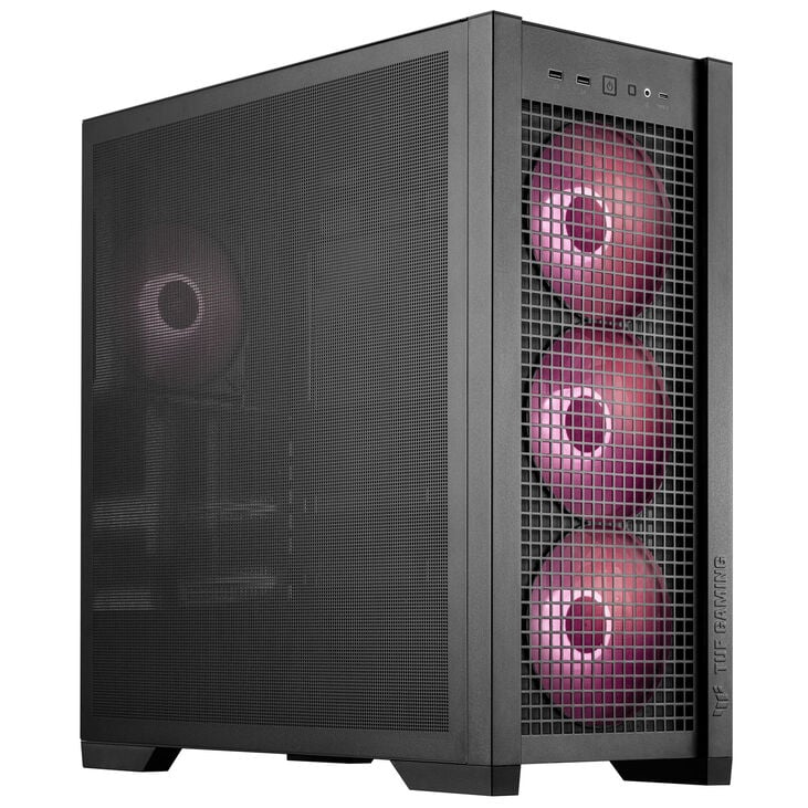 ASUS TUF Gaming GT302 TG ARGB Gehäuse - schwarz image number 4