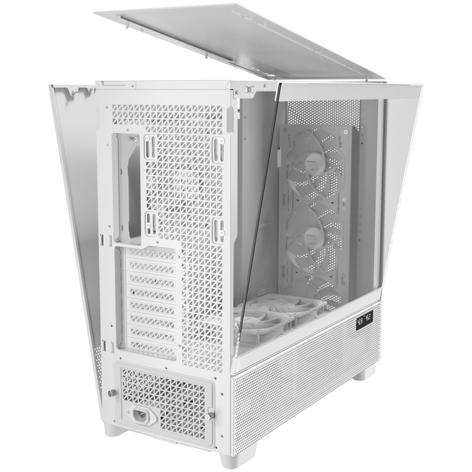 Antec Flux Pro PC Case, full tower, E-ATX, tempered glass &ndash; white image number 19