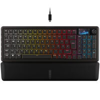 Corsair Vanguard 96 kabellose Gaming-Tastatur, mechanisch, RGB, LCD-Display, DE-Layout - schwarz