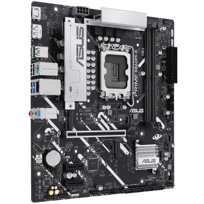 ASUS Prime B860M-K Motherboard, Socket LGA 1851, Intel B860, Micro-ATX, DDR5 image number 6