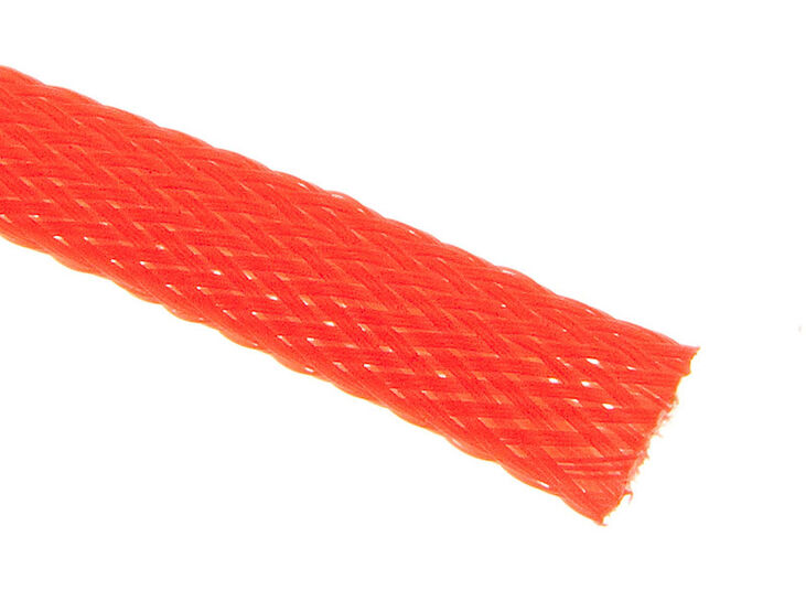 Techflex Flexo PET Sleeve 9mm - neon red, 1m image number 0