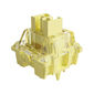 AKKO V3 Pro Cream Yellow Switches, mechanisch, 5-Pin, linear, MX-Stem, 50g - 45 Stück