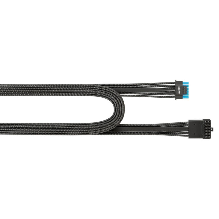 Seasonic 90 Grad 12V-2x6 Adapter Kabel, ATX 3.0, PCIe 5.0 - schwarz image number 3