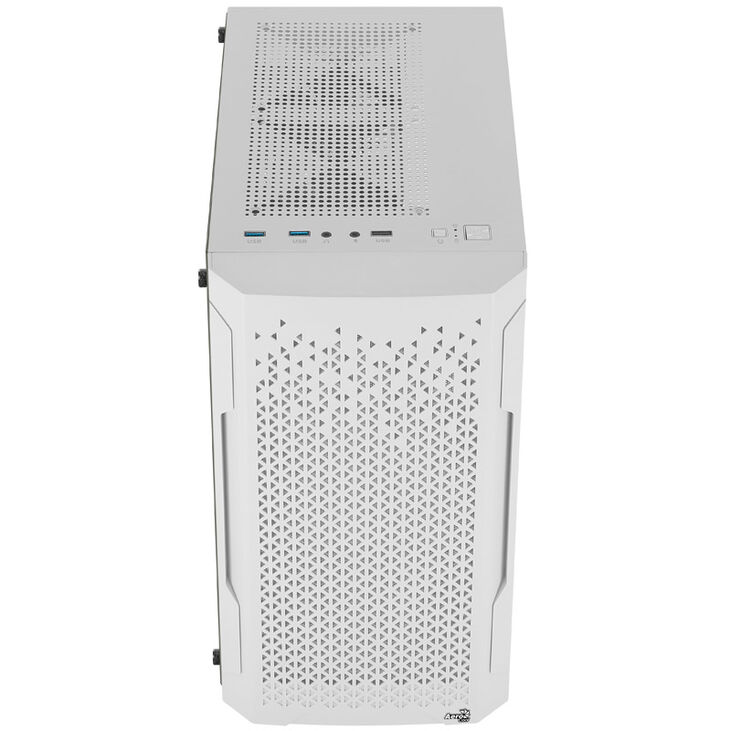Aerocool Trinity Mini-Tower V1, Tempered Glass - white image number 3
