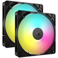 Corsair RS ARGB PWM L&uuml;fter - 2er Pack, 140 mm, schwarz