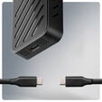 AXAGON EEM2-20G NVMe SSD enclosure, USB-C 3.2, 20 Gbps, 2230 - 2280 - black image number null