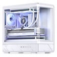 Jonsbo D200 PC Case, Mini Tower, mATX, Tempered Glass - white image number null