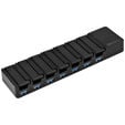 SilverStone SST-UC03B-PRO - USB Charging Station, 7 Port - 36 Watt image number null