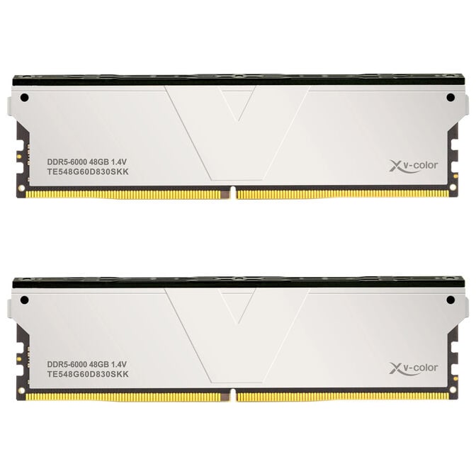 V-Color ECC OC U-DIMM DDR5-6000 RAM, CL30, XMP & EXPO - 96 GB Dual-Kit image number 0