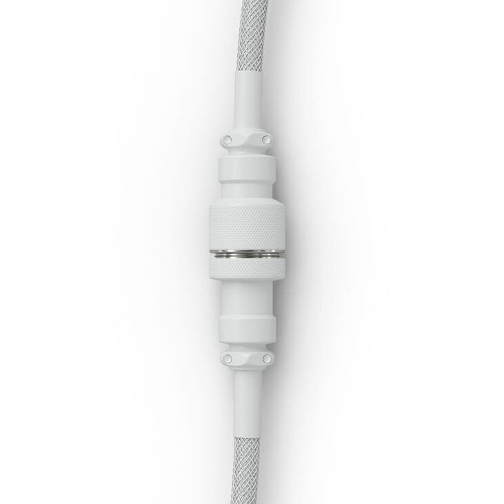 Glorious GMMK Pro White on Black Gaming Tastatur, GPBT-Keycaps, Gateron Clear Switches - inkl. Coiled Cable image number 7