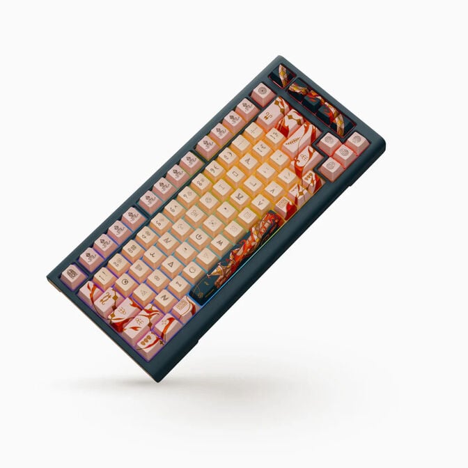 Ducky Year of the Snake 2025 Zodiac Gaming Keyboard, 75%, Hot-Swappable, RGB, ISO - MX2A Red image number 0