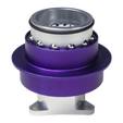 Conspit CDR Quick Release Quick-Change Adapter, 50 mm PCD - purple / silver image number null