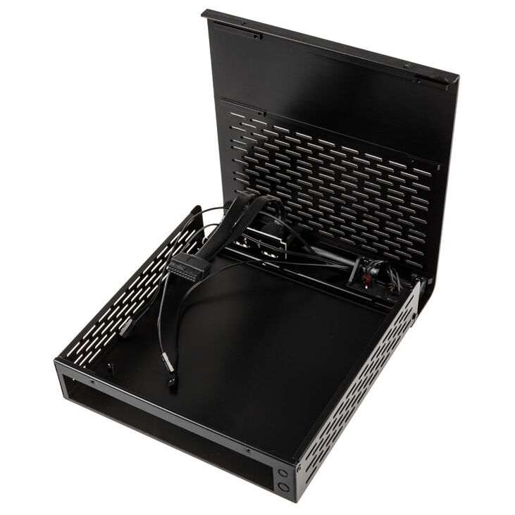 SilverStone SST-PT13B-USB3.0 Petit Thin-Mini-ITX Case - black image number 6