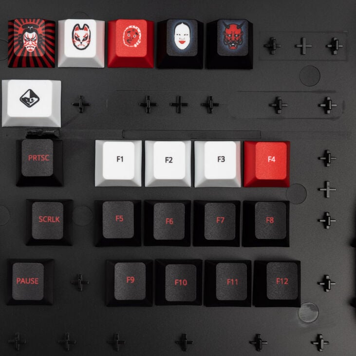 Traitors KABUKI Keycap Set, PBT (US) image number 4