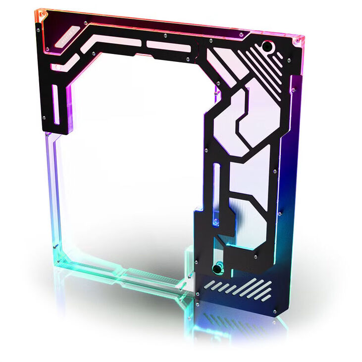 Singularity Computer Spectre 4 Aevum Dual Loop Side Panel Acrylic Clear/schwarz image number 2