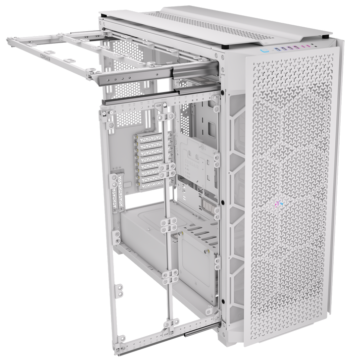 Corsair iCUE 9000D RGB Airflow Big-Tower - weiß image number 3