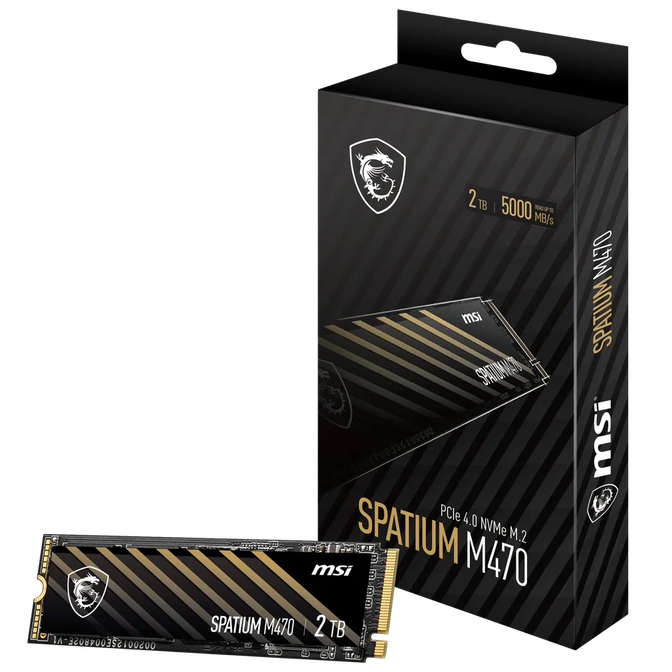 MSI Spatium M470 Pro SSD, PCIe 4.0 M.2 Typ 2280 - 2TB image number 0