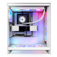 NZXT H7 Flow RGB PC Case, Mid Tower, E-ATX, RGB, Tempered Glass - White image number null