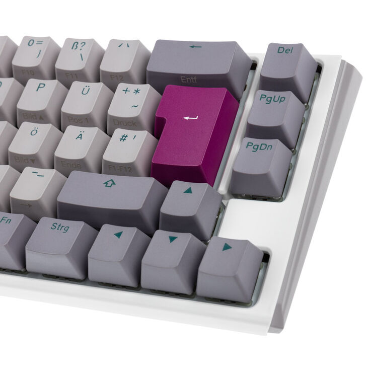 Ducky One 3 Mist Grey SF Gaming Tastatur, RGB LED - MX-Blue image number 6