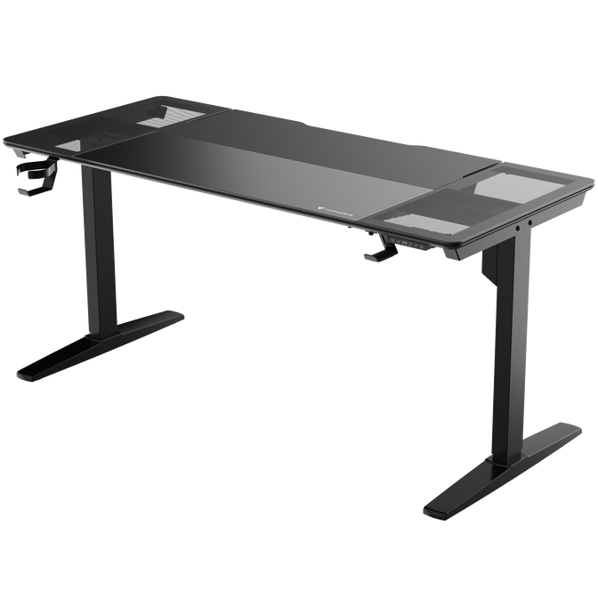 ThunderX3 LAB-X Gaming Desk, Height-Adjustable - Black image number 0